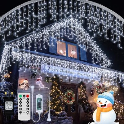 RJEDL Christmas Icicle Lights