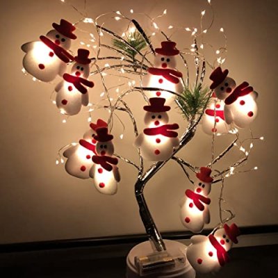 TSLBW Christmas Decoration String Lights Snowman…