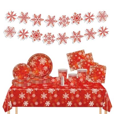 Christmas Red Tableware Set