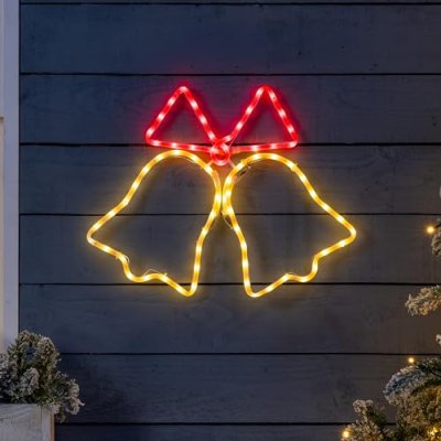 CHRISTOW LED Christmas Bell Light