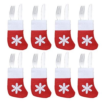 Christmas Silverware Holders