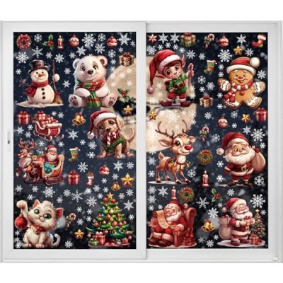 Christmas Window Clings