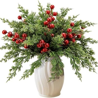 Christmas Pine & Berry Decor, 45pcs