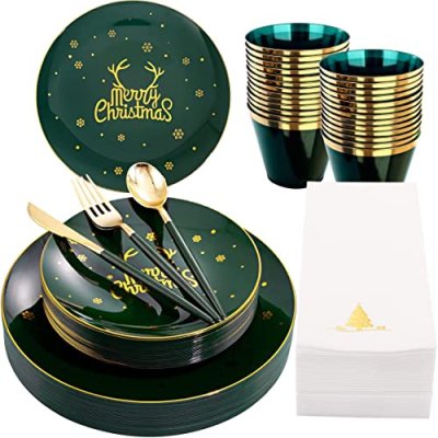 KAHEIGN Christmas Dinnerware Set