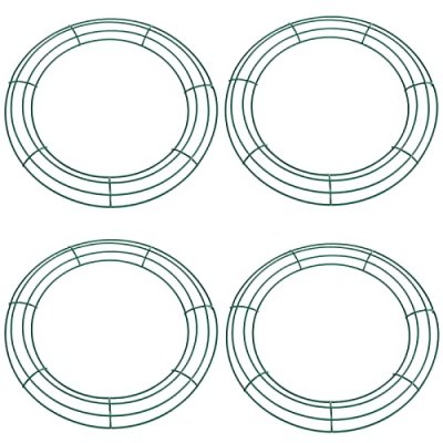 Christmas Wire Wreath Rings