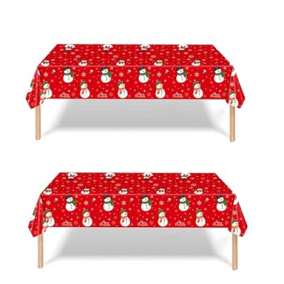 Christmas Plastic Tablecloths