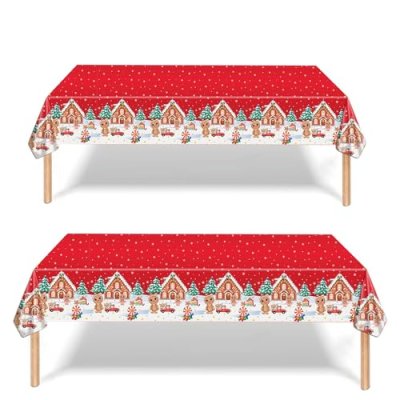 Christmas Plastic Tablecloths