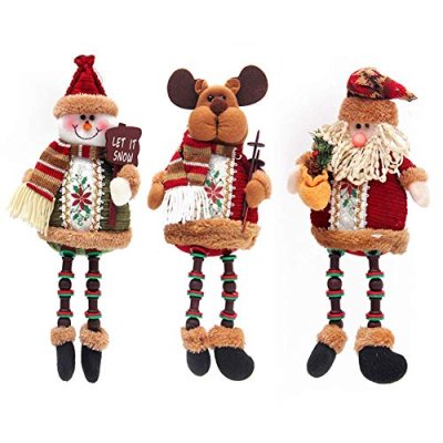 Christmas Plush Toy 3PCS/Set Super Cute Long Leg…