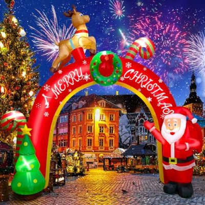 EBANKU Christmas Inflatable Santa