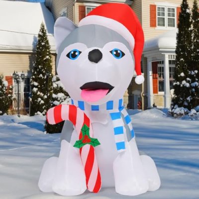Christmas Inflatable Dog
