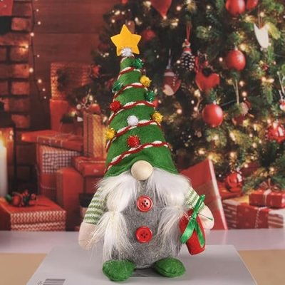Christmas Gnomes Plush Decorations,Holiday Elf…