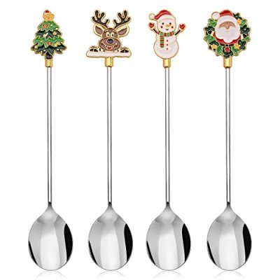 Christmas Coffee Spoons Set