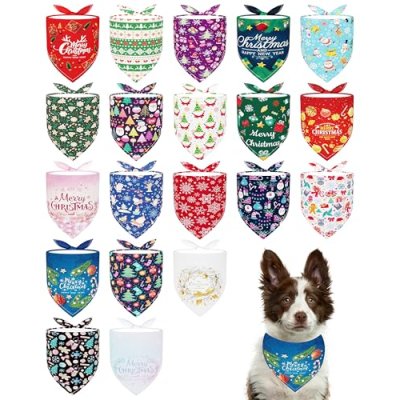 BIPY Christmas Dog Bandanas