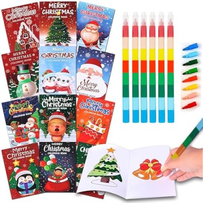 Christmas Colouring Book Set