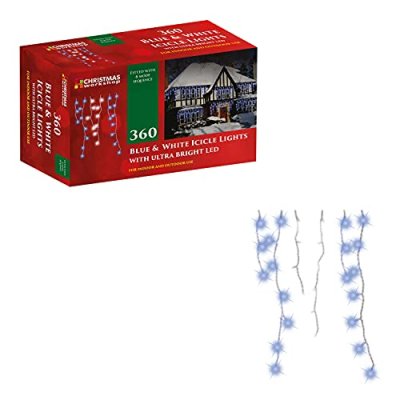 Christmas Workshop 360 LED Icicle Lights