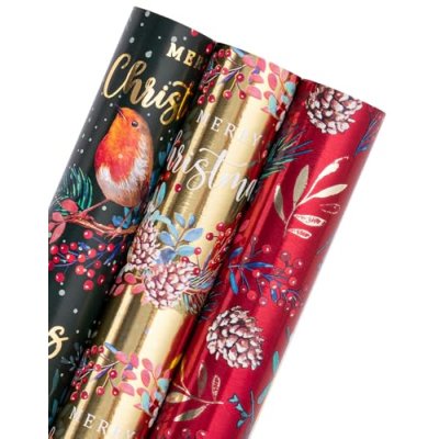 RUSPEPA Christmas Wrapping Paper Set