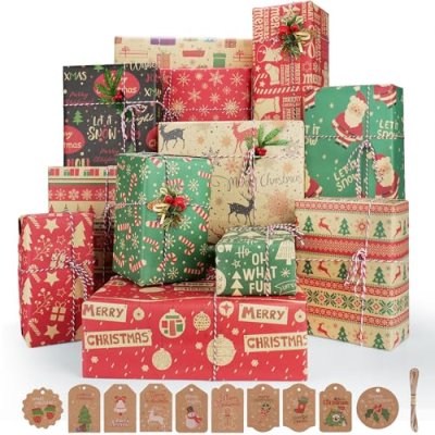 Christmas Wrapping Paper Set