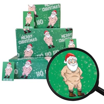 Christmas Wrapping Paper Sheets + Gift Tags (Pack…