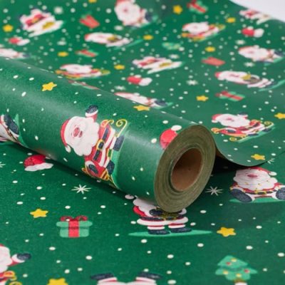 Christmas Wrapping Paper Roll,43cm x 15m Xmas…