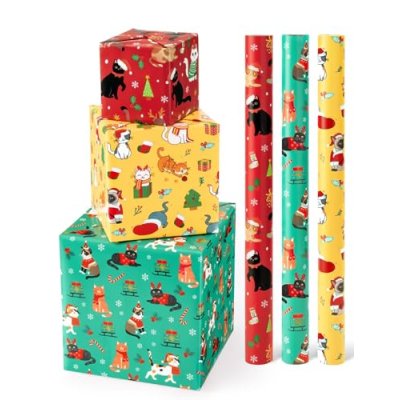 WERNNSAI Christmas Wrapping Paper