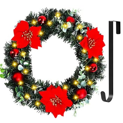 GIOVARA Christmas Wreath, Artificial Door Wreath…