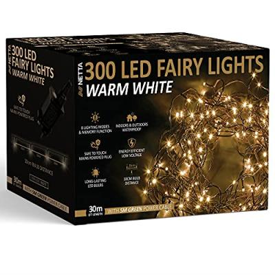 NETTA Christmas Tree Fairy Lights, Warm White, 8 Modes