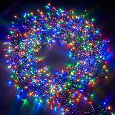 Christmas Tree Lights Cluster Lights 1000 LED - 8…