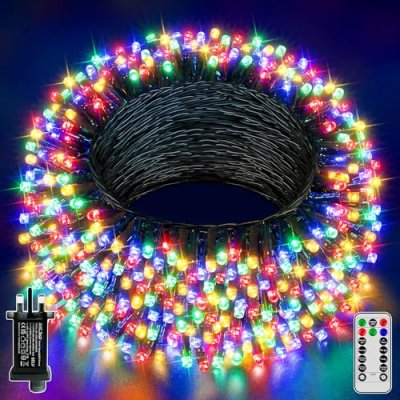 Christmas Tree Lights Outdoor, 20m 200LEDs Fairy…