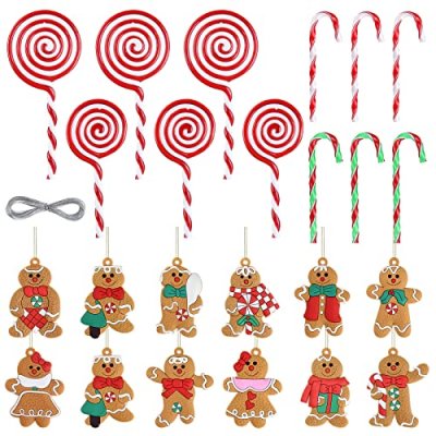 ELECLAND Christmas Ornaments, 24 Pcs