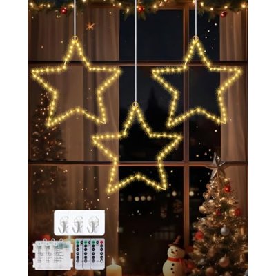 Christmas Star Window Lights