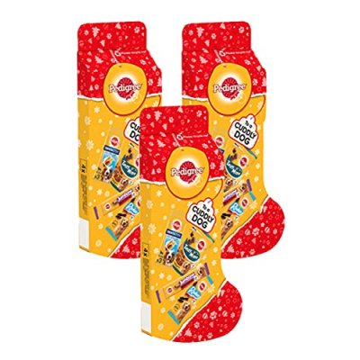 PEDIGREE Christmas Stocking Gift Adult Dog Treats…