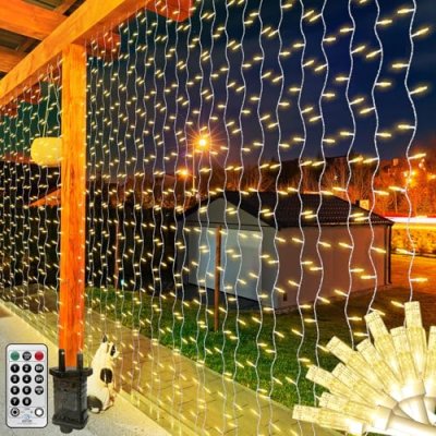 Christmas Curtain Lights