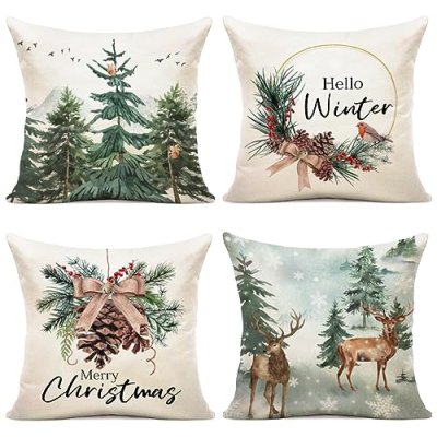 YCOLL Christmas Cushion Covers