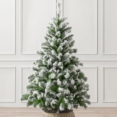 Christow 5ft Flocked Christmas Tree