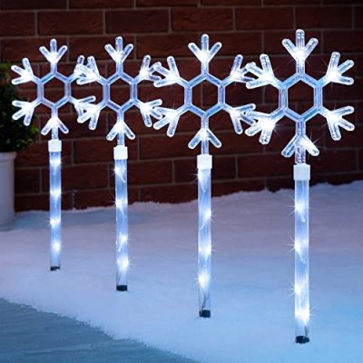 Christow Snowflake Path Lights