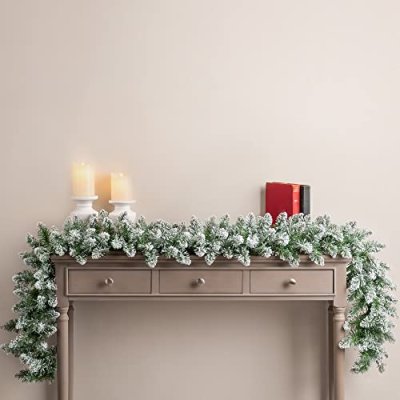 Christow Frosted Christmas Garland