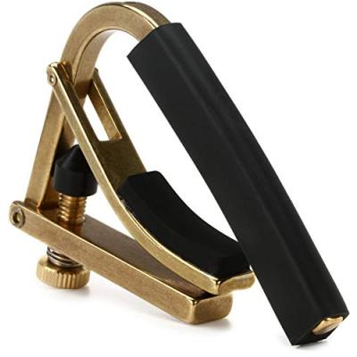 Shubb Guitar Capo - Brass and Chrome