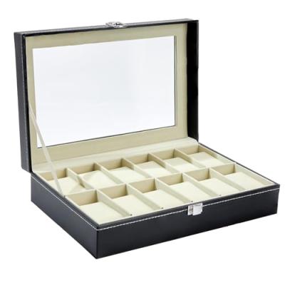 Ohuhu Watch Box with Glass Lid