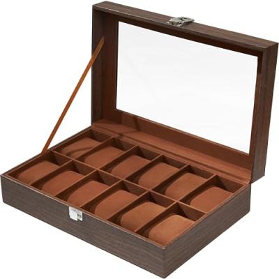 Ohuhu Watch Box with Glass Lid