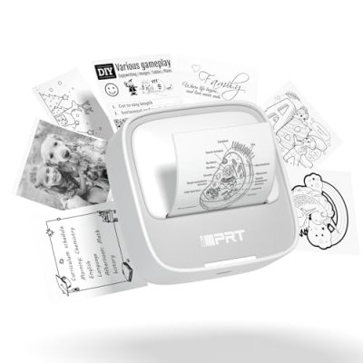 iDPRT Mini Portable Sticker Thermal Printer for…