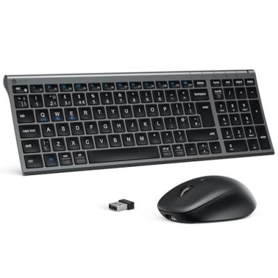 iClever Wireless Keyboard and Mouse Set