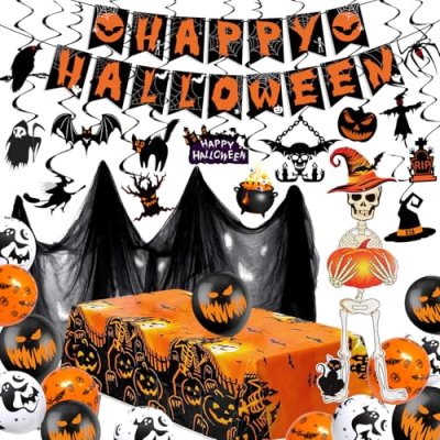 iZoeL Halloween Decorations Indoor Reusable…