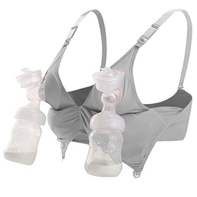 iLoveSIA Hands-Free Pumping Bra – Adjustable,…
