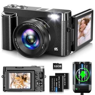 Oiadek 4K Autofocus Vlogging Camera