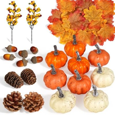 Miaikoe Autumn Harvest Decor Set