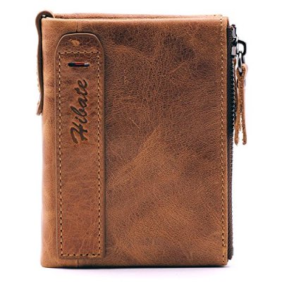 Hibate Men’s Leather Wallet