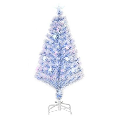 HOMCOM Fibre Optic Christmas Tree