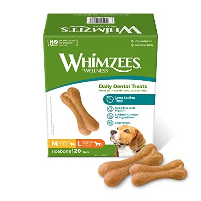 WHIMZEES Rice Bone Dental Chews