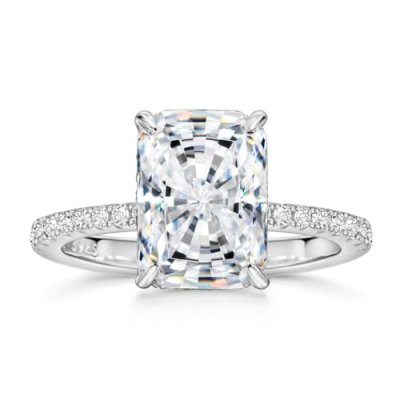 Michooyel S925 4ct Radiant Cut Cubic Zirconia…