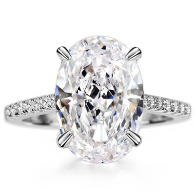 Michooyel S925 4ct Oval Cut Cubic Zirconia…